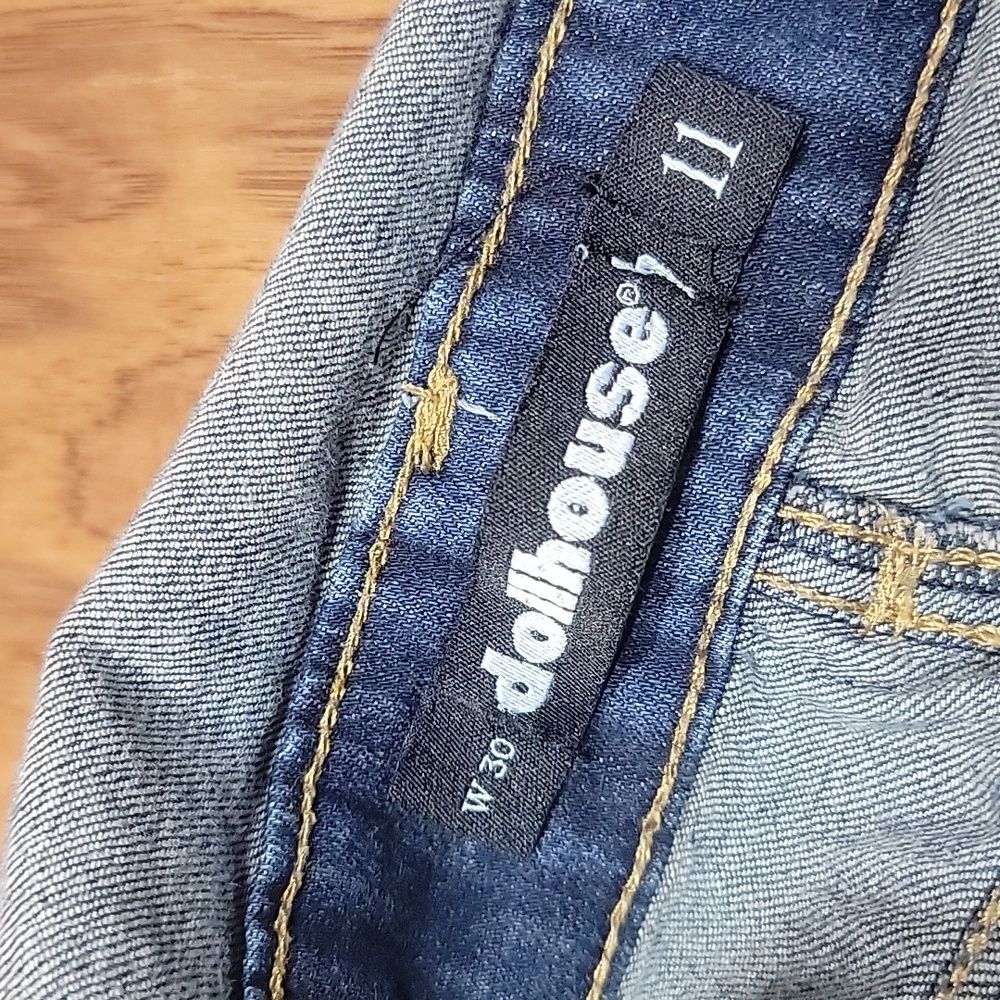 Dollhouse Stretchy Denim Overalls - Picture 13 of 15